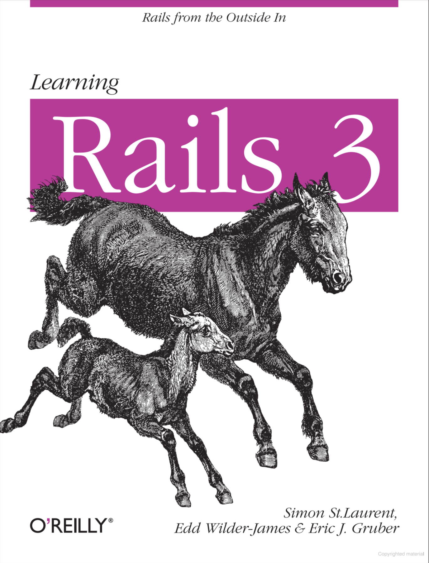 Learning Rails cover